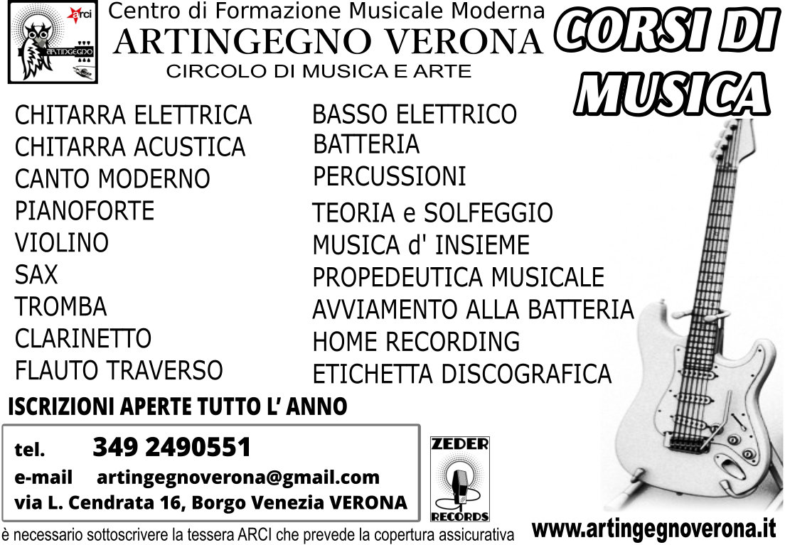 Volantino Iscrizioni Corsi Musica 2017-2018